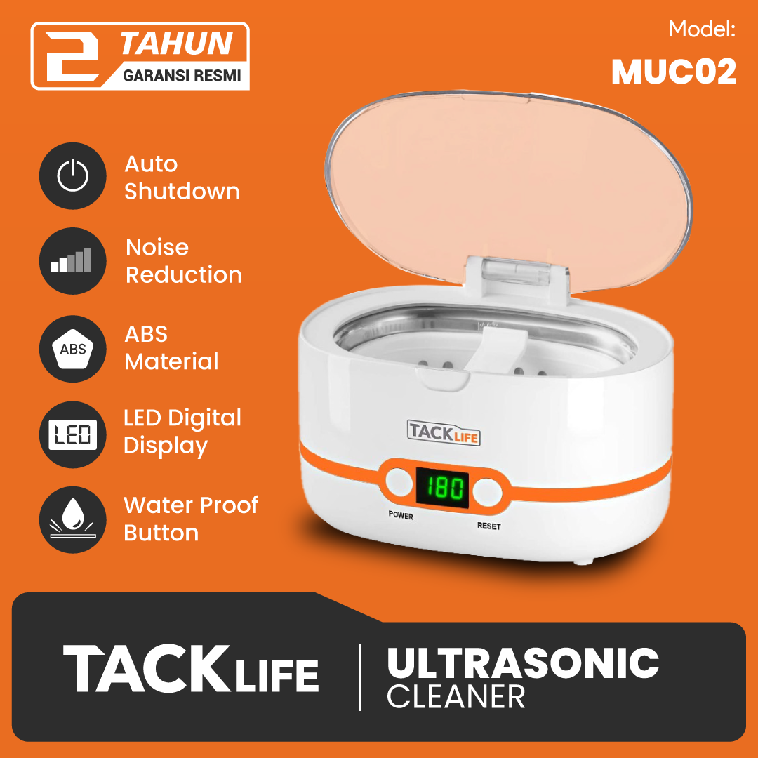 Jual TACKLIFE Ultrasonic Cleaner MUC02 501572