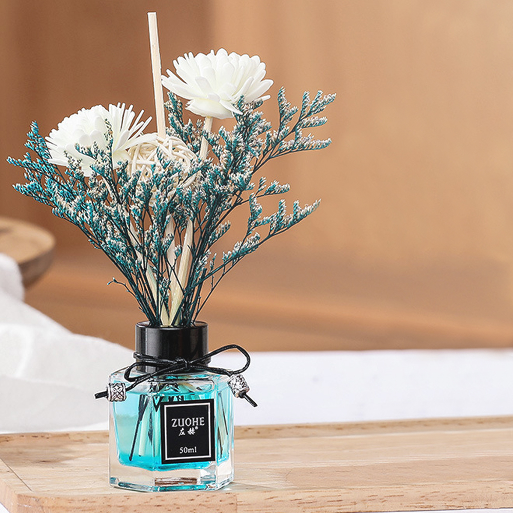 ZUOHE Pengharum Ruangan Aromaterapi Reed Diffuser 50ml - DE-100