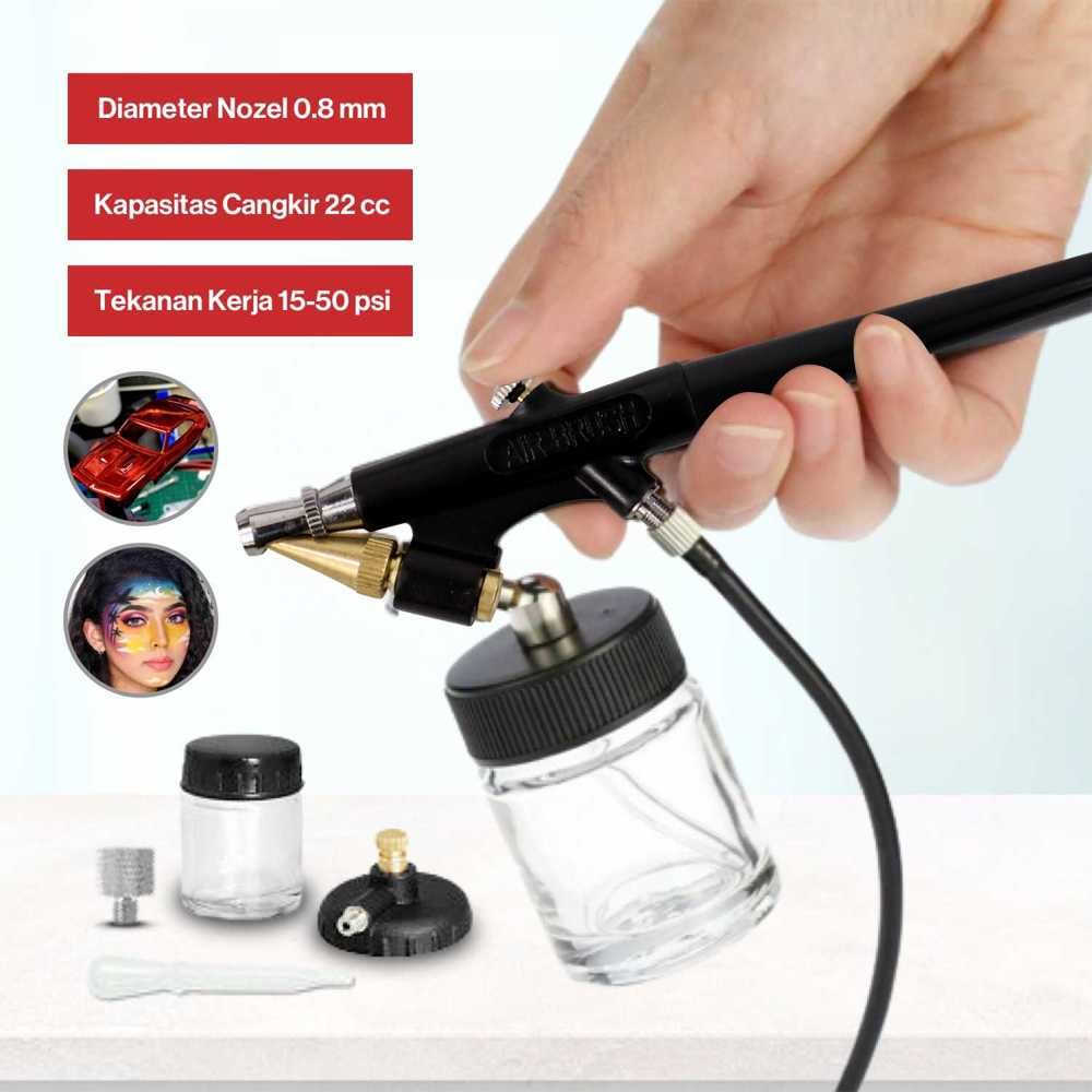 Jual KKMOON Mini Airbrush Paint Spray Gun Sandblaster Kit Single