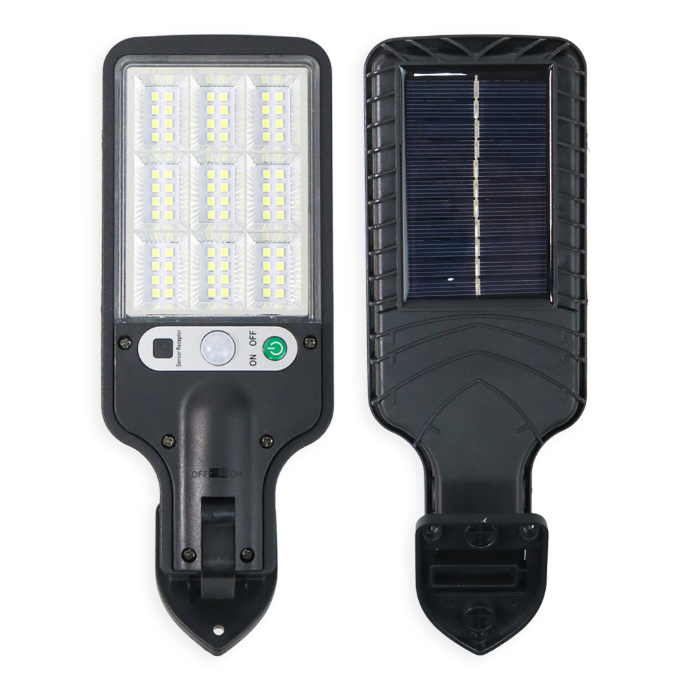 Allilit Lampu Dinding Solar Sensor PIR Waterproof Cool White 72 COB - 616-1