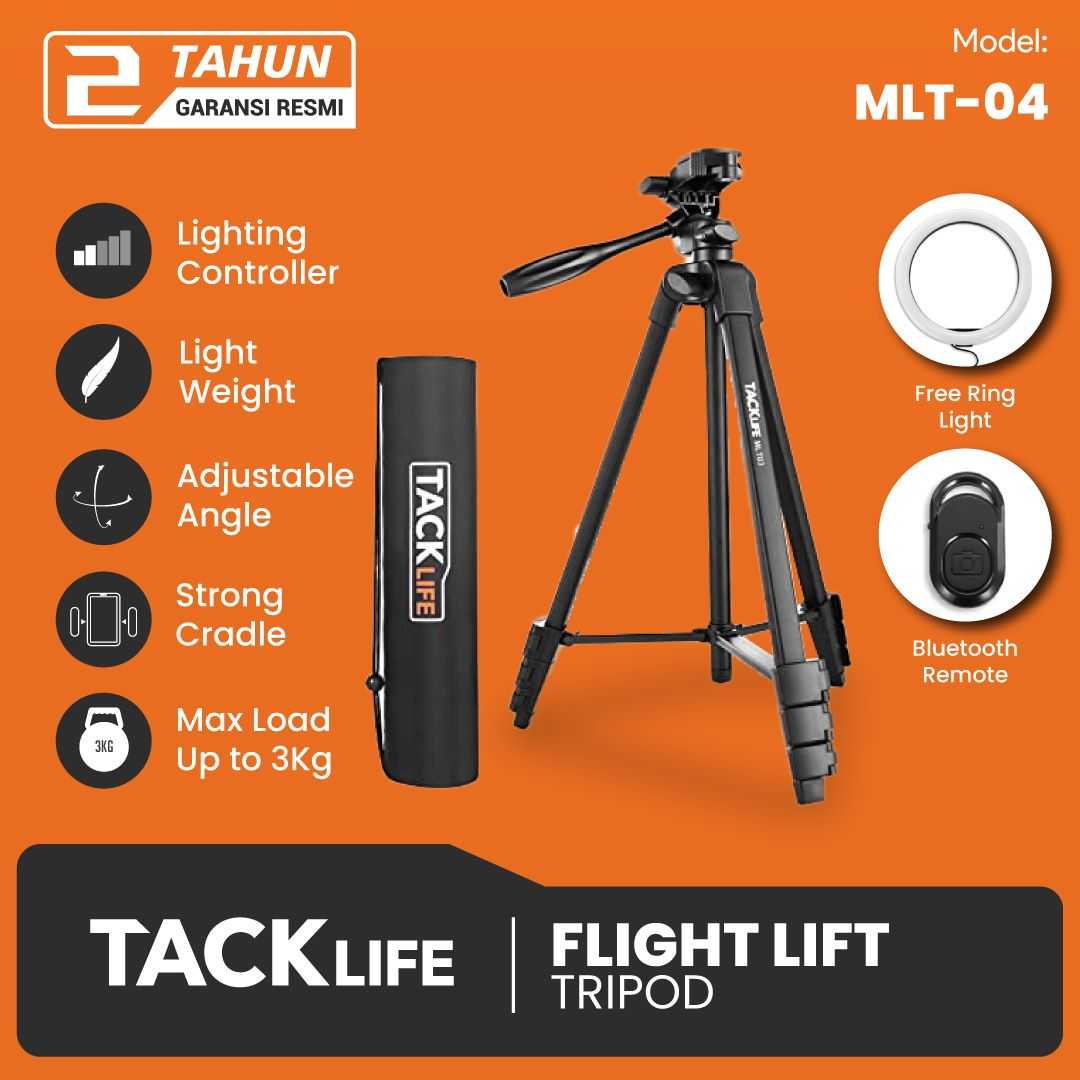 Jual TACKLIFE TRIPOD MLT04 Flight Lift Selfie