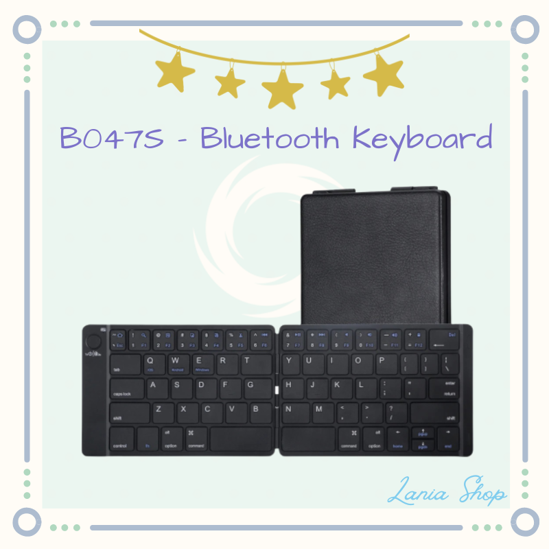 Jual B047S Universal Folding Portable Bluetooth Keyboard