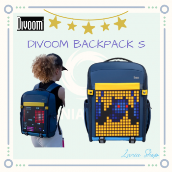 Jual DIVOOM BACKPACK S Customizable Pixel Art LED Display