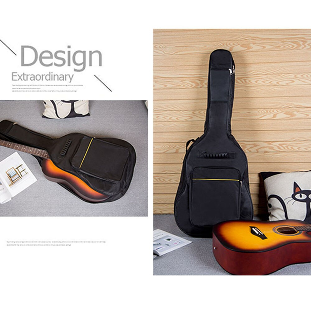 SCIONE Tas Gitar Oxford Guitar Bag Double Strap 40-41 Inch - XAZ5