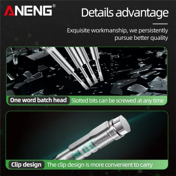 ANENG Obeng Tespen Tester Pen with Indicator LED - B14
