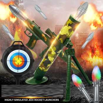 Rocket Launcher Militer Peluncur Roket Bazooka Mainan Tembakan RPG Toy