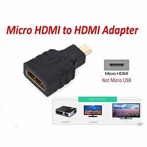 Konverter Micro HDMI Male to HDMI Female Adapter Gold Plated
