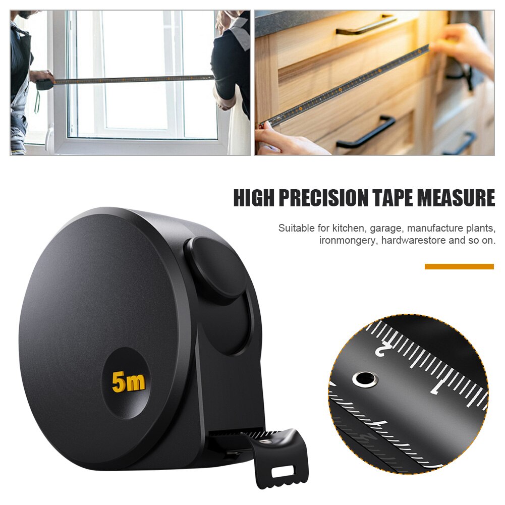 Deli Home Meteran Roll High Precision Tape Measure 19mm 5M - HT8519