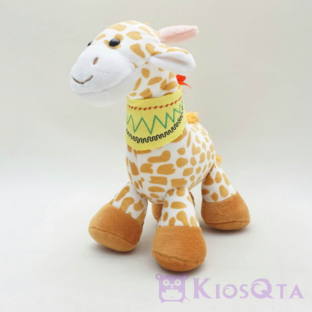 boneka jerapah giraffe syal kuning medium