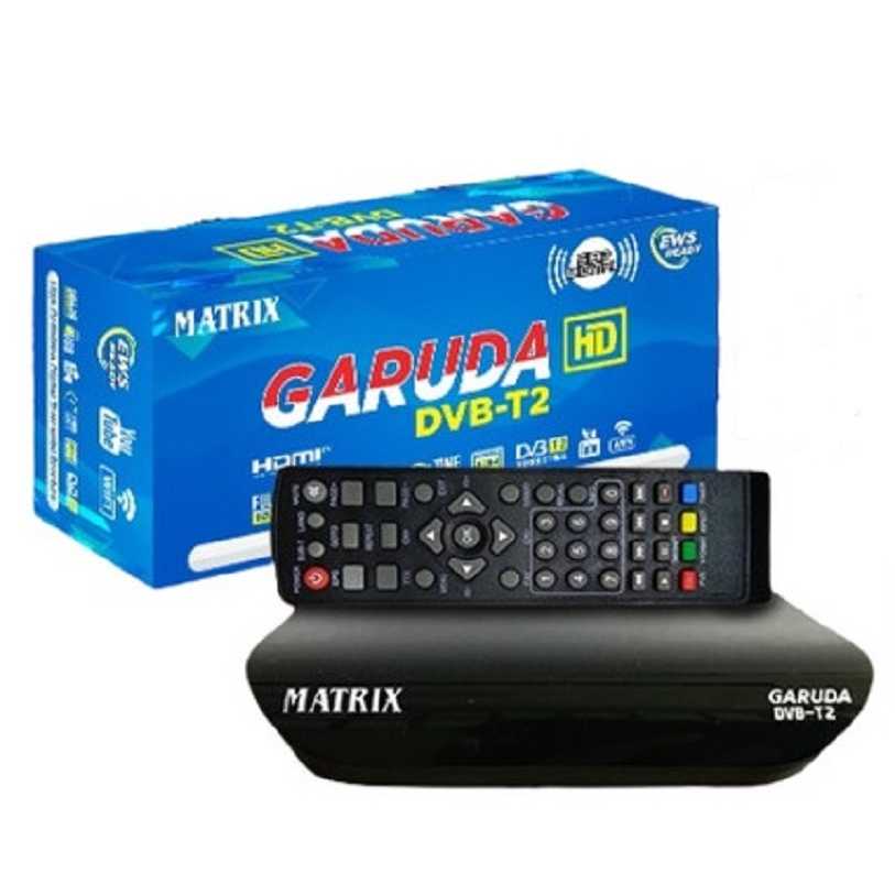 Jual SET TOP BOX TV DIGITAL DVBT2 MATRIX GARUDA BIRU STB
