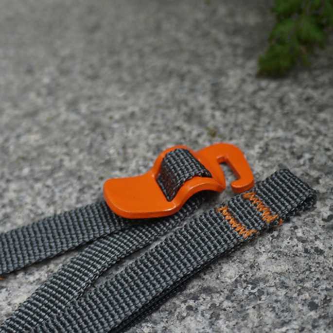 TaffGUARD Strap Tali Pengikat Barang Camping Rope Metal Quick Hook - BC098K