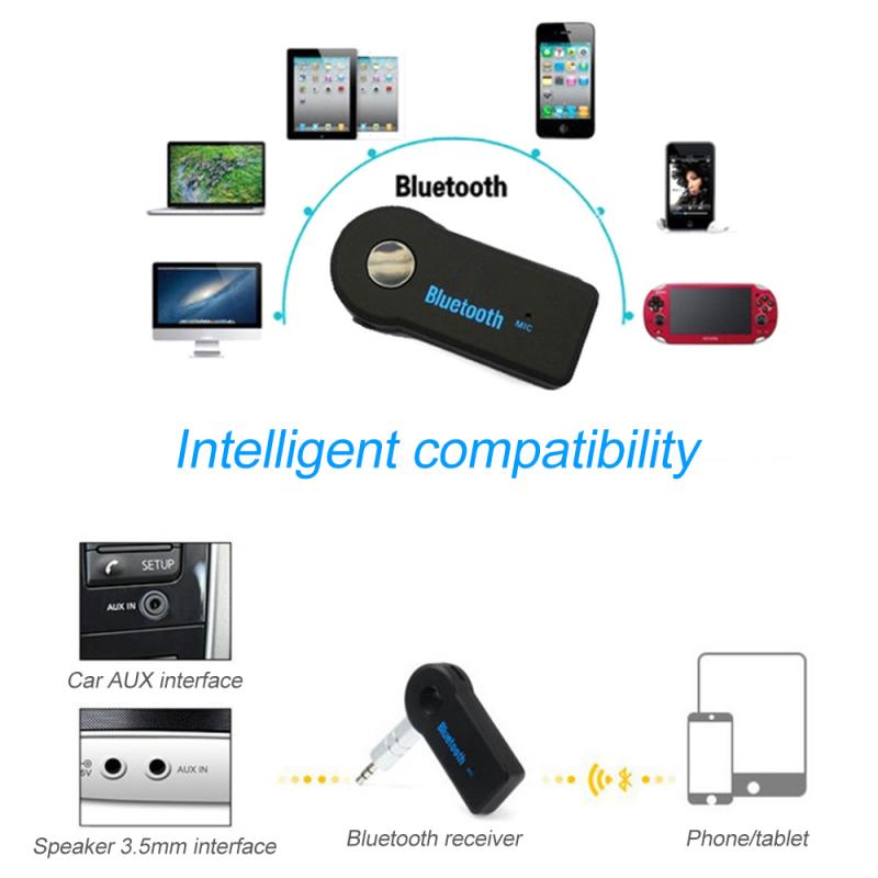 VCACA Bluetooth Receiver Audio Mobil Speaker Handsfree A2DP 3.5mm - VC50