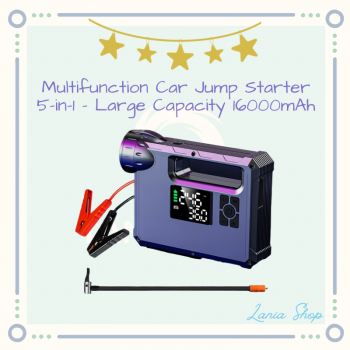 Multifunction Car Jump Starter 5-in-1 - Jumper Aki Mobil 16000mAh