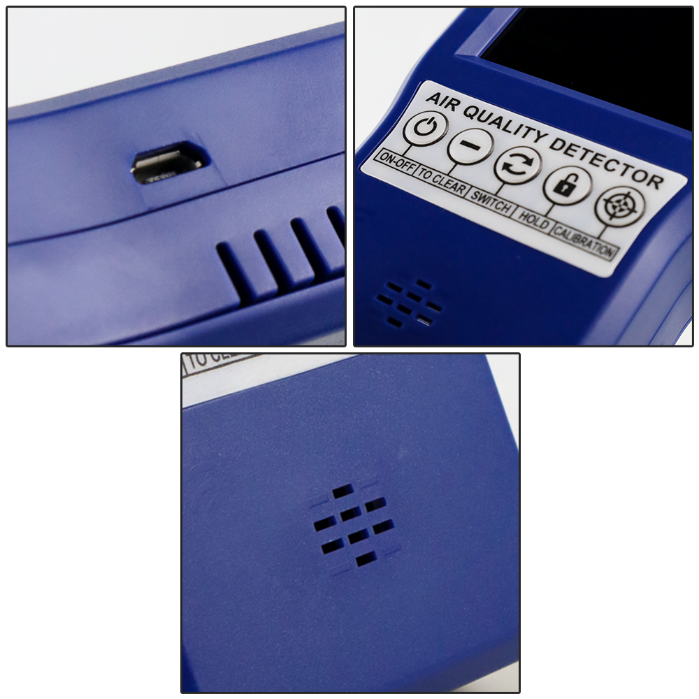 KKMOON Alat Detector CO2 Sensor Gas Analyzer TVOC HCHO AQI - JSM-131 SC