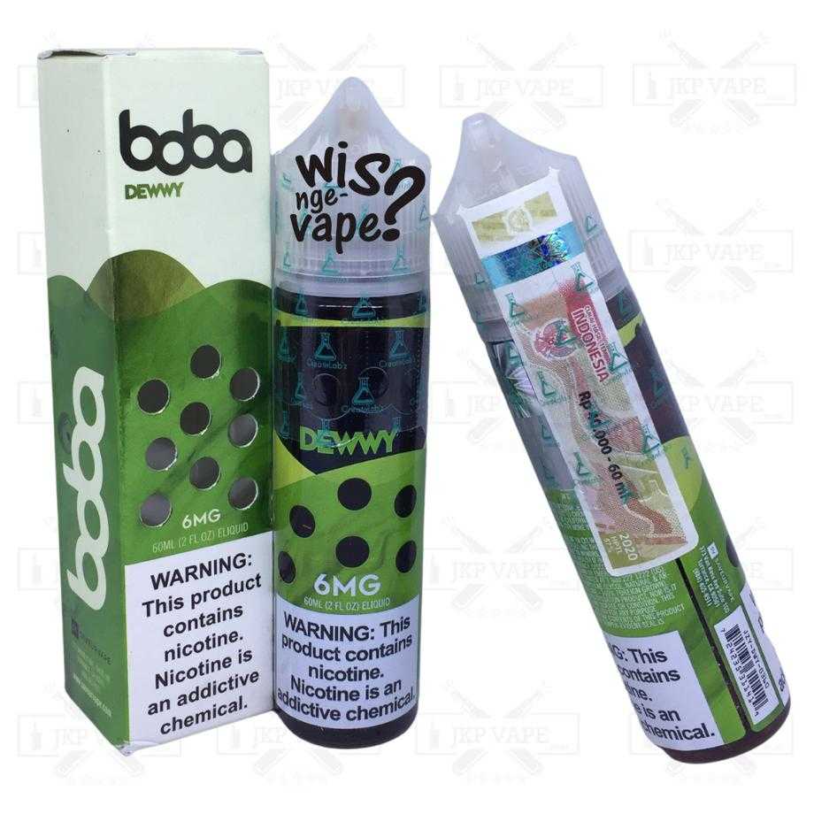 Jual DEWWY BOBA 60ML PREMIUM LIQUID VAPE BY SAVEURVAPE