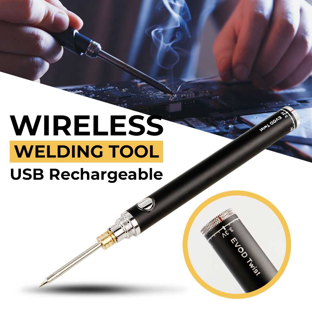 Jual EVOD Twist Solder Wireless Welding USB Rechargeable 8W