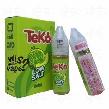Teko Low Salt Melon 15ml - Salt Nic Liquid by Teman Koki x Preva