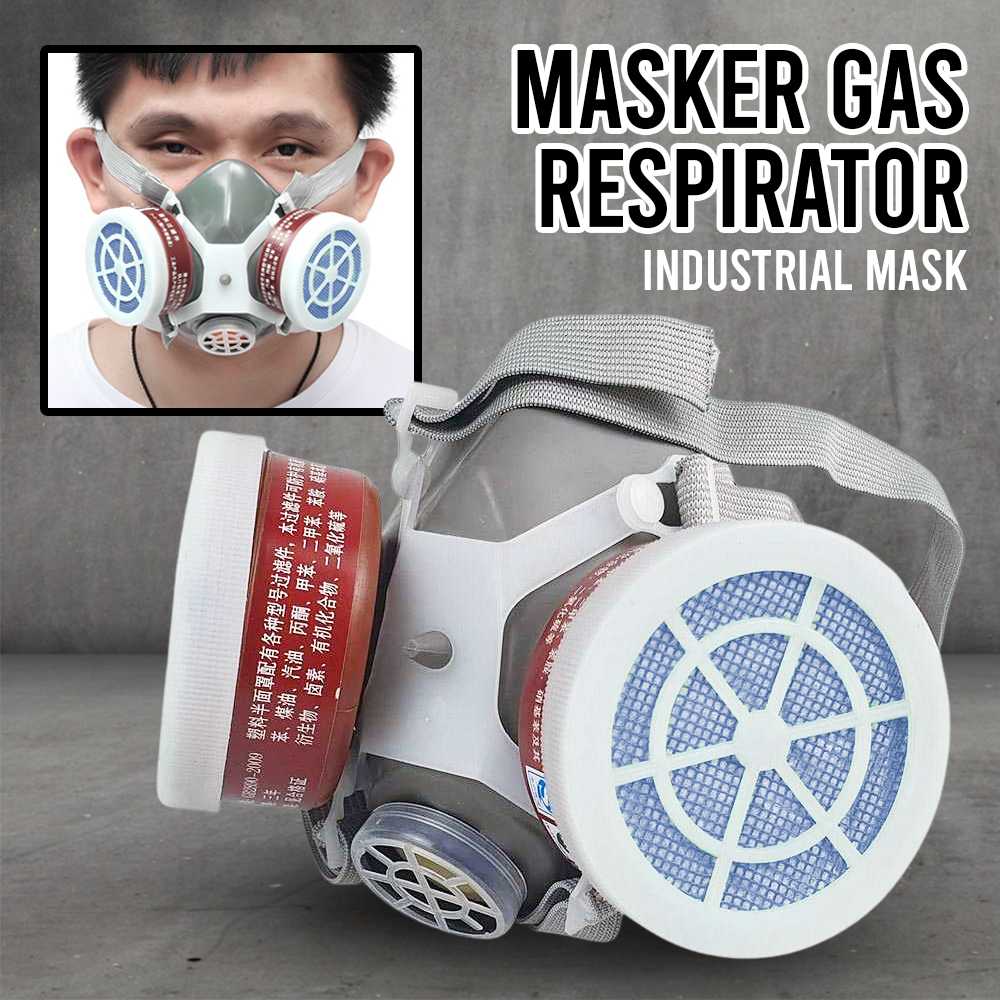 Jual Masker Gas Respirator Half Face with Activated