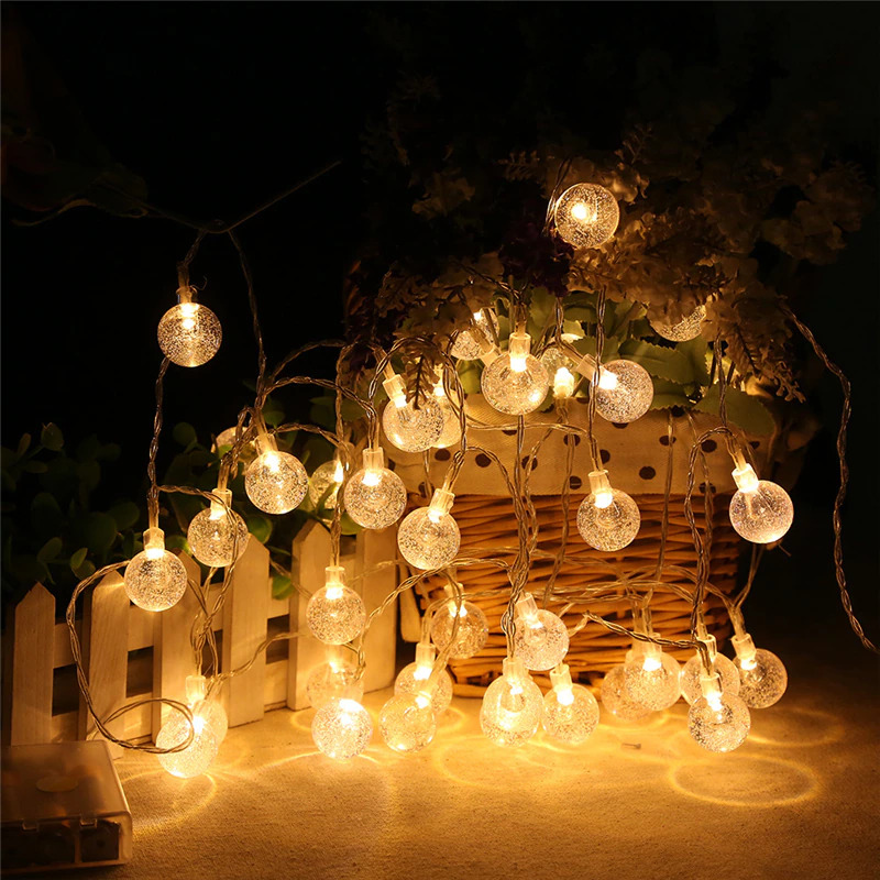 TaffLED Lampu Hias String Lights Cherry Ball Fairy Warm White 5M - LY20W