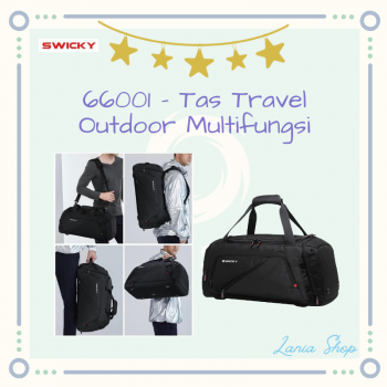 SWICKY 66001 - Tas Travel Outdoor Multifungsi - Backpack Duffle Bag