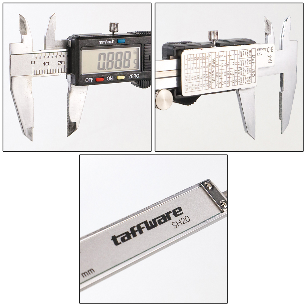 Taffware Kaliper Sigmat Penggaris Jangka Sorong Digital Layar LCD - SH20