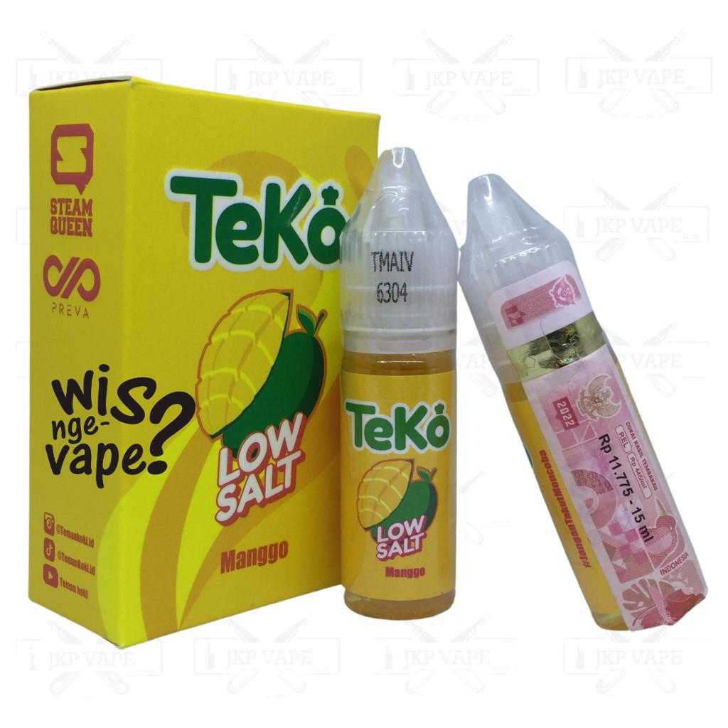 Jual Teko Low Salt Mango 15ml Salt Nic Liquid by Teman Koki x