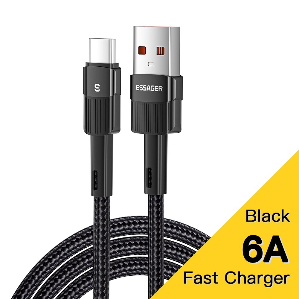 ESSAGER Kabel Data USB Type C Multifungsi Fast Charging 11V 6A 1M - EXCT-XC01