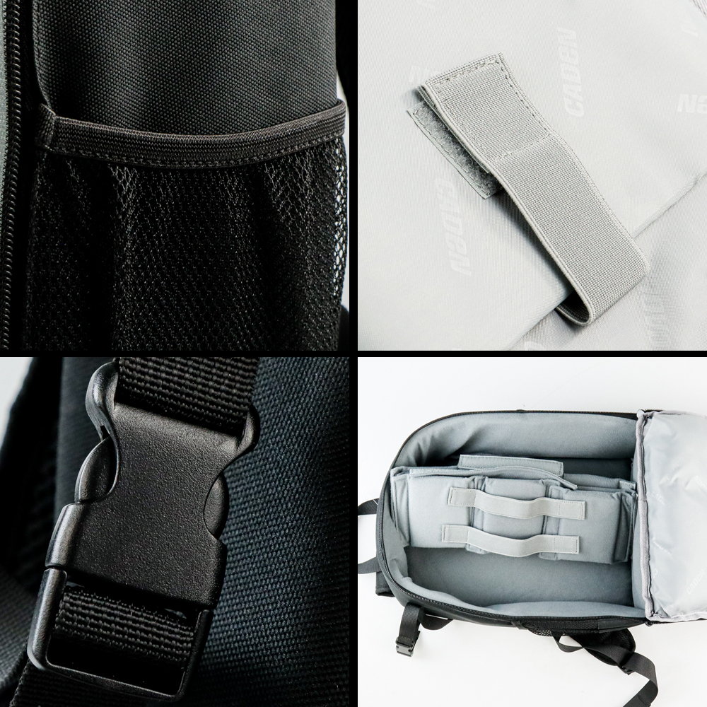 CADeN Tas Ransel Kamera DSLR Anti Air Shockproof Camera Backpack - D6