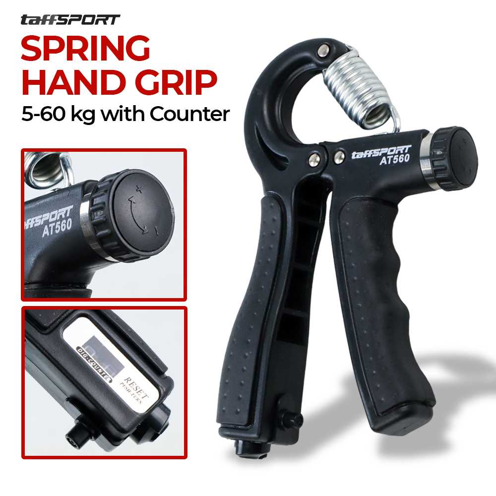 Jual TaffSPORT Spring Hand Grip Finger Power Exercise 560 kg
