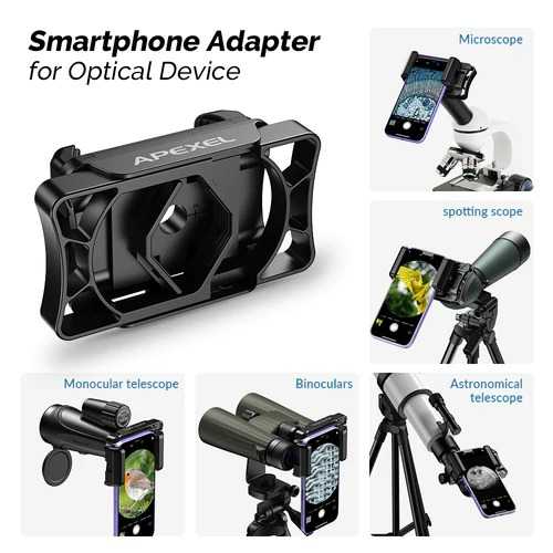 Jual APEXEL Smartphone Adapter for Telescope Microscope