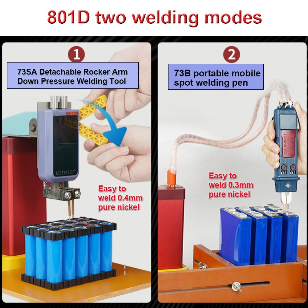 GLITTER Sunkko Mesin Las Pulse Spot Welding Machine 12KW 220V - 801D