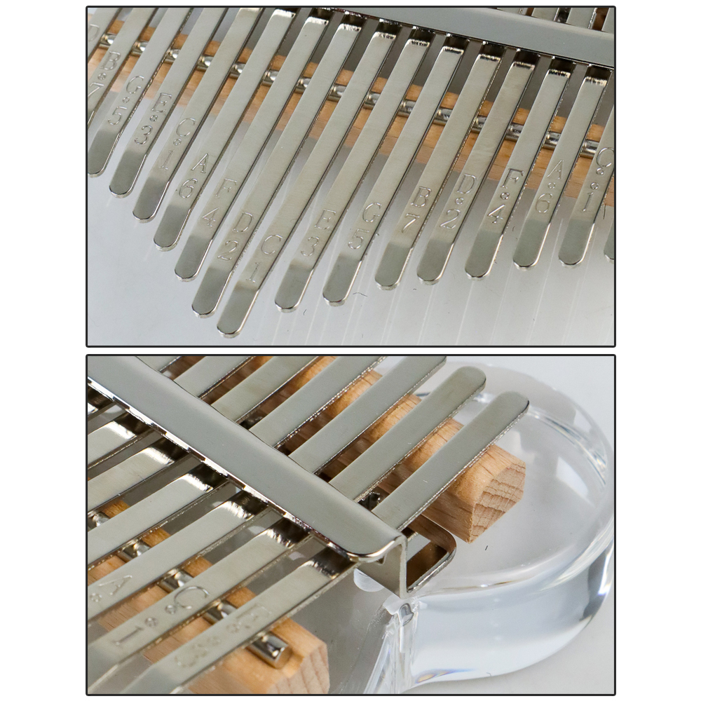 Cega Kalimba Thumb Piano Musical Toys Acrylic 17 Key Note - PEL07