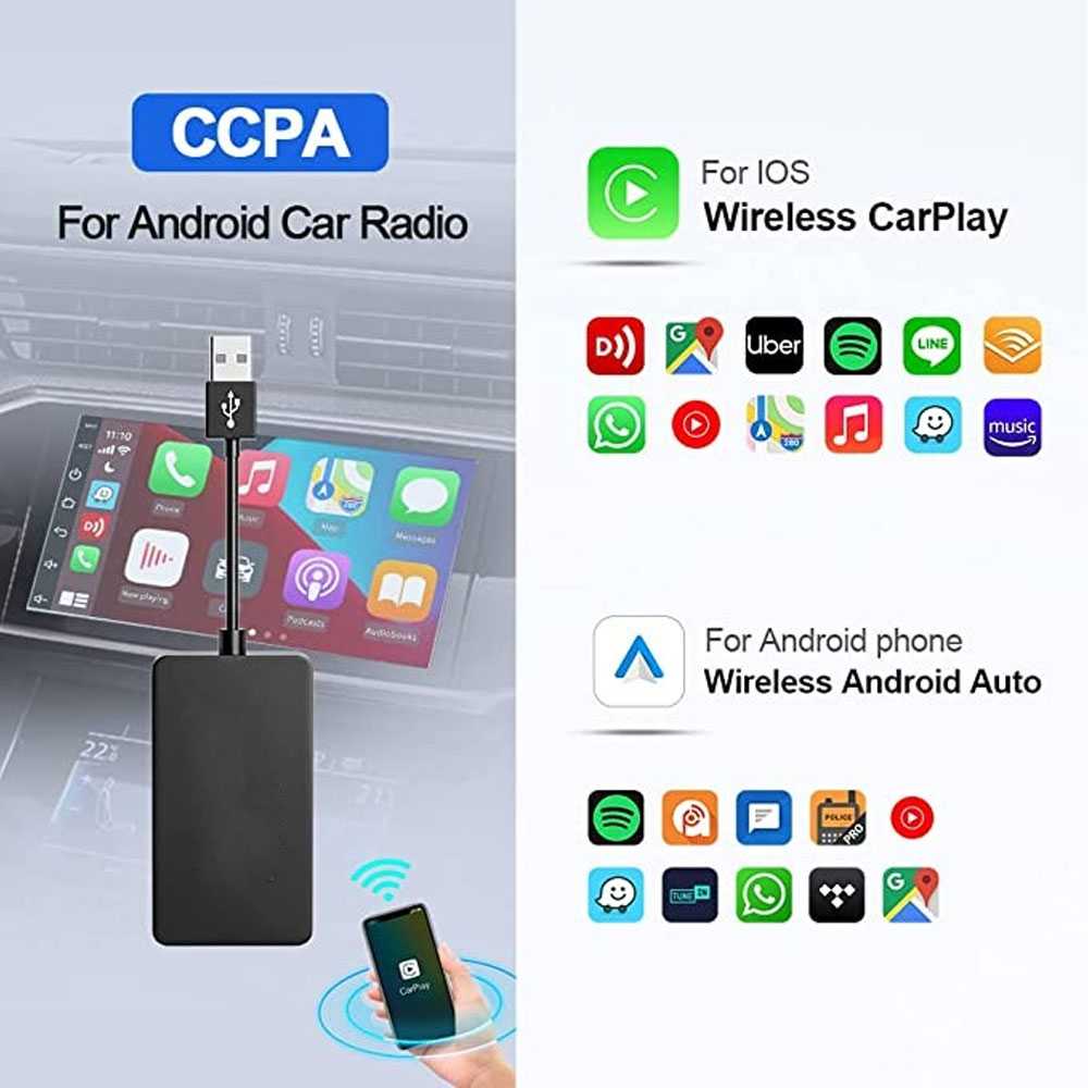 Jual Garlinkit Wireless CarPlay Dongle Android Auto Bluetooth
