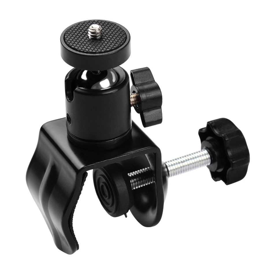 Jual Photo Studio U Shaped Clip Clamp with Ball Head Bracket