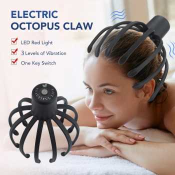 PASTSKY Alat Pijat Kepala Elektrik Octopus Claw Scalp Massager 3 Gears - YK-1806
