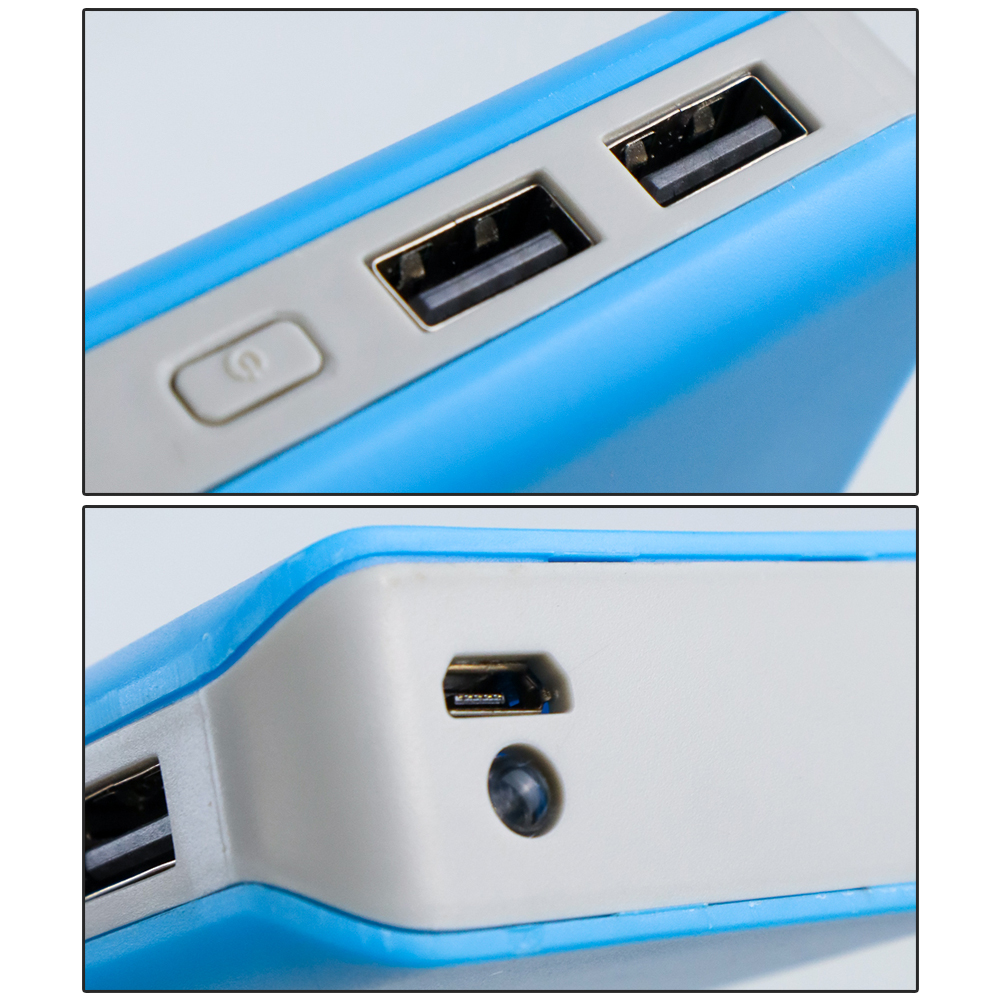 VBESTLIFE Power Bank DIY Case Dual USB Port 5 PCS 18650 Flat Top - YDJ-009HX