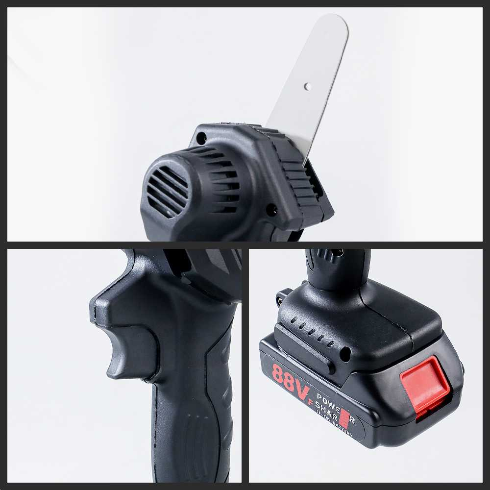 KNIFEZER Gergaji Mesin Senso Cordless Chainsaw 21V 4 Inch 550W - D260489