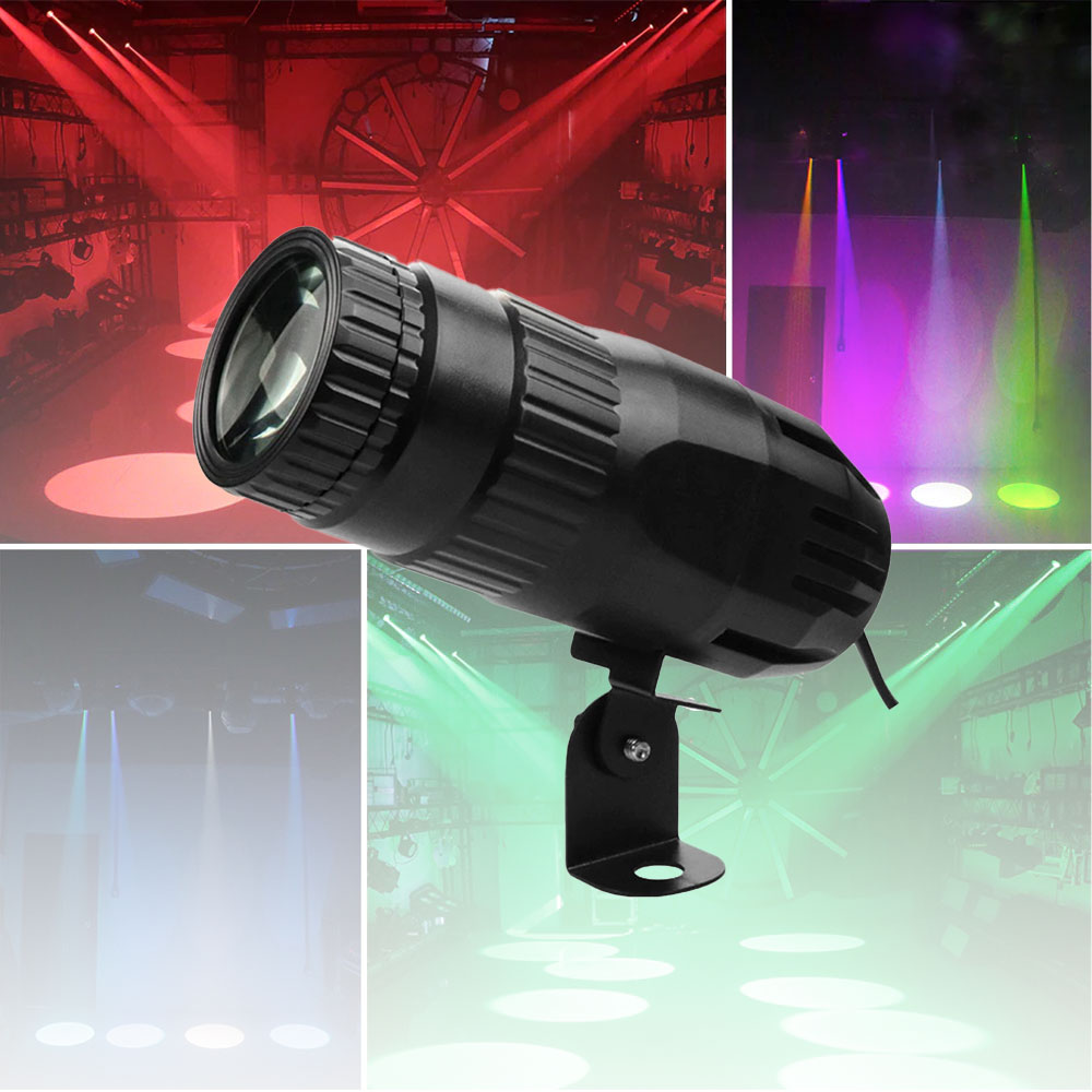 Lampu Sorot LED Spotlight Stage Party RGB EU Plug 240V 15W - 15RGBW