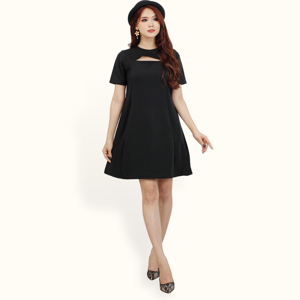 Mini Dress sexy Lengan pendek korea model terbaru - Jfashion Nesta