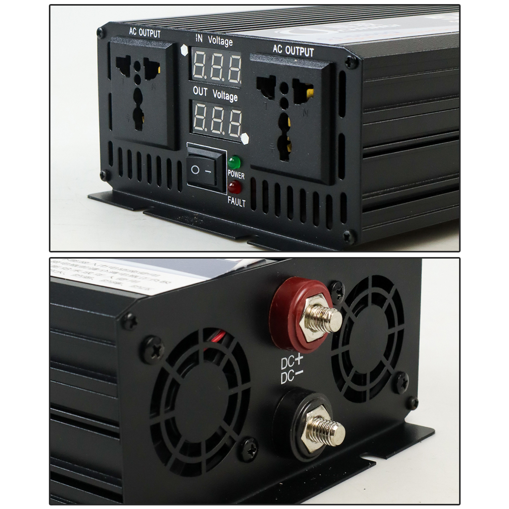 CHANGI Power Inverter Pure Sine Wave DC 12V to AC 220V 5500W - CJ-5500Q