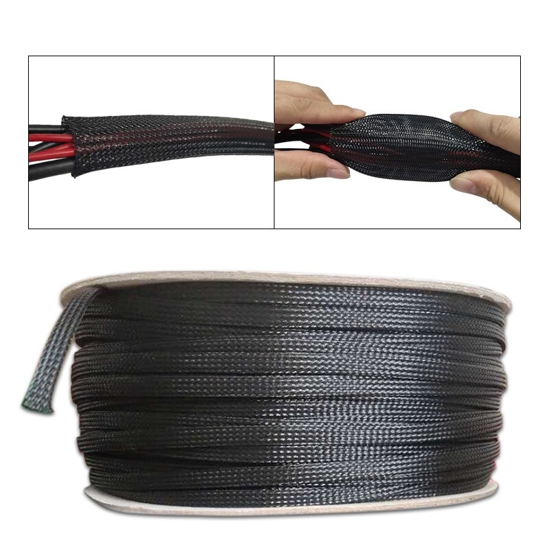 Shinee Pembungkus Kabel Listrik Nilon Flame Retardant 12mm x 5M - SHP-12