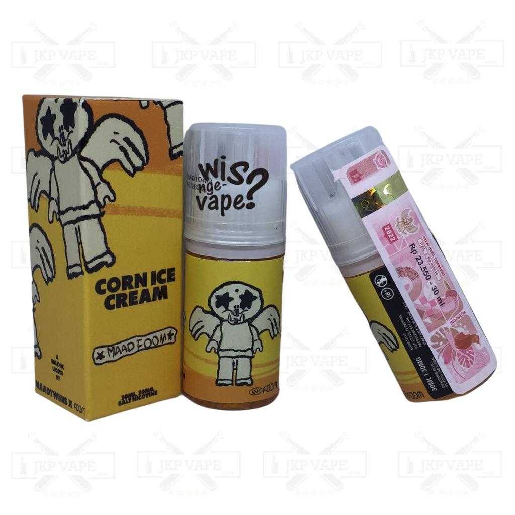 Jual Maad Foom Corn Ice Cream 30ml Salt Nic Liquid Vape