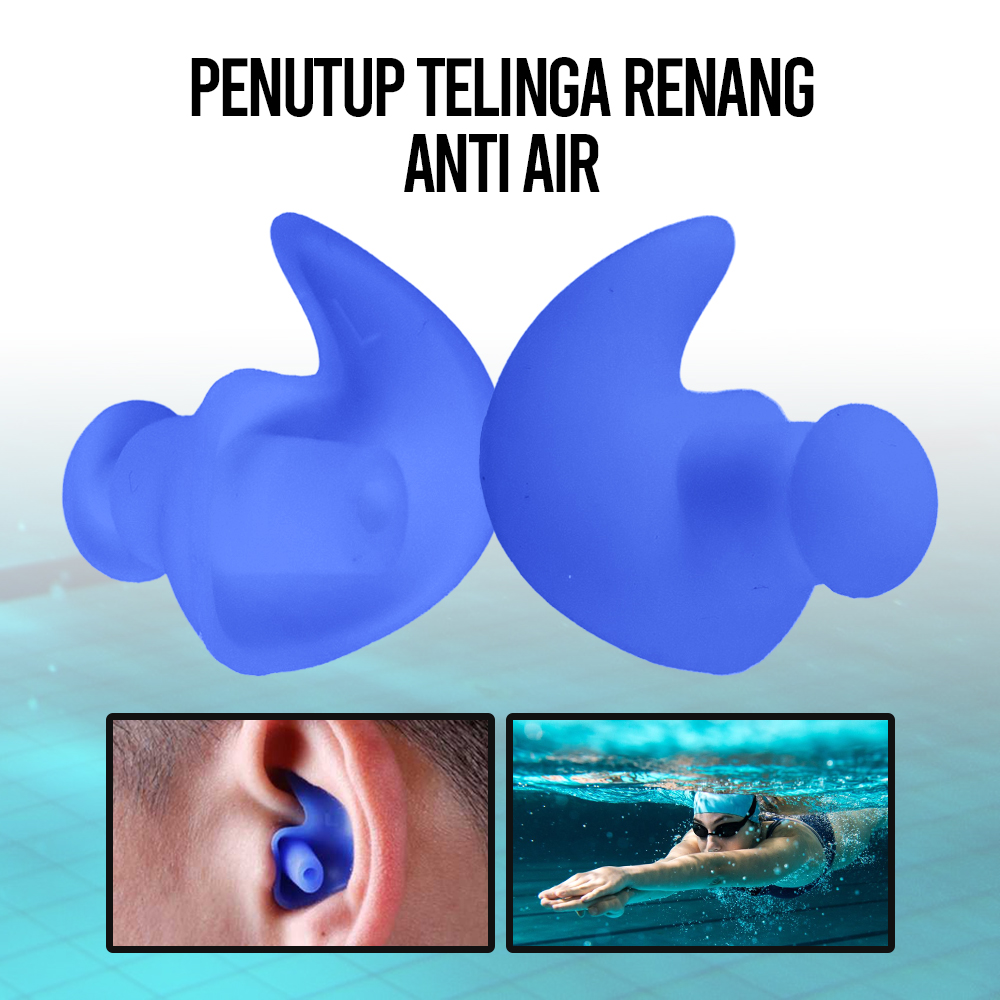 DONG ZHUR Penutup Telinga Earplug Renang Anti Air - 00NT