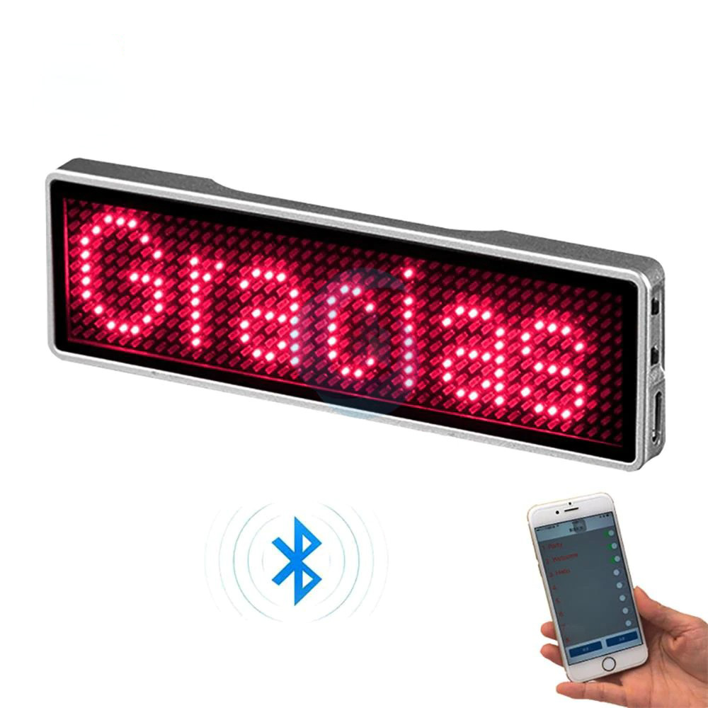 DIYMORE Name Tag LED Mini Board Portable 230mAh with Bluetooth - NB1144
