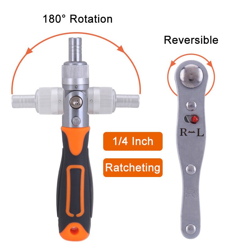 AOTUO Set Kunci Ratchet Screwdriver Household Repair Tools 38in1 - 2880A