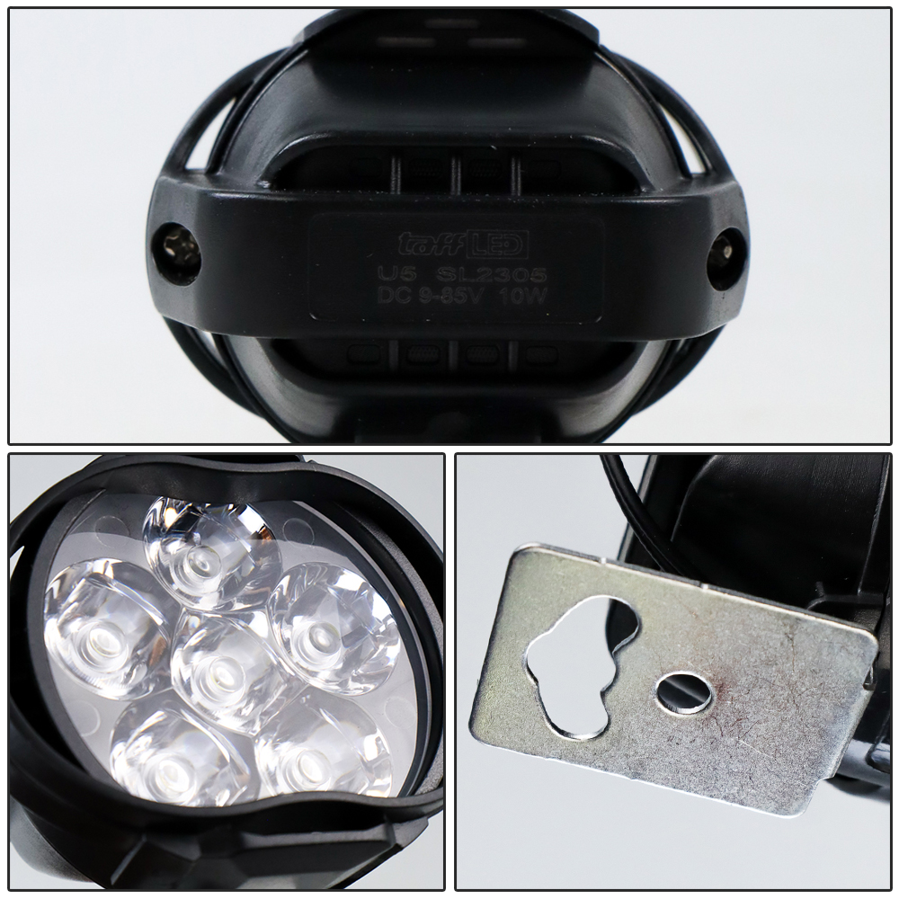 TaffLED Lampu Tembak Motor LED High Beam Cool White 1000 Lumens 1 Pair - U5