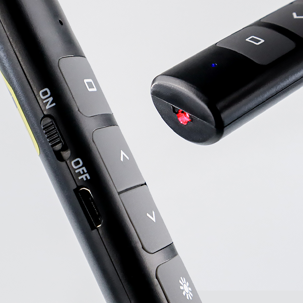 Taffware Laser Pointer Presentasi Pen Remote Wireless 200M 2.4GHz - QS-216