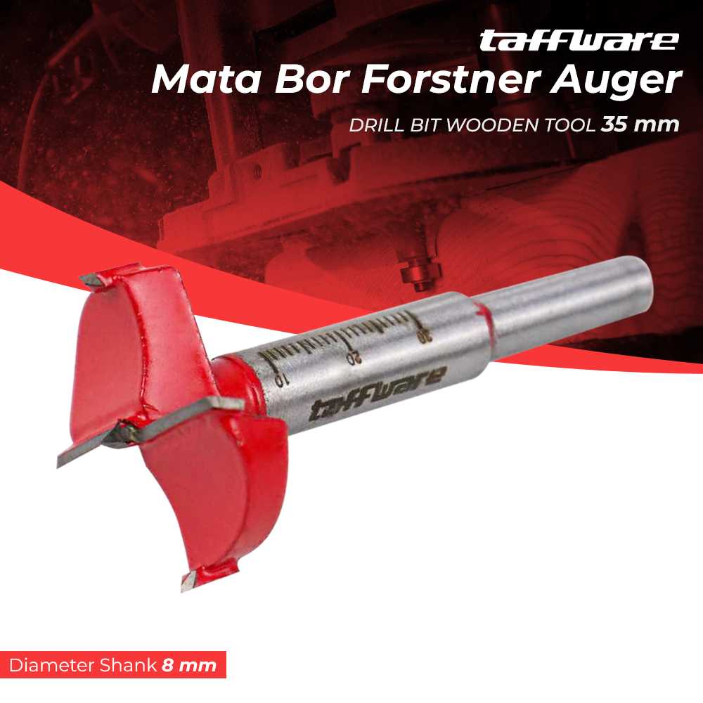 Jual Taffware Mata Bor Forstner Auger Drill Bit Wooden Tool 35mm