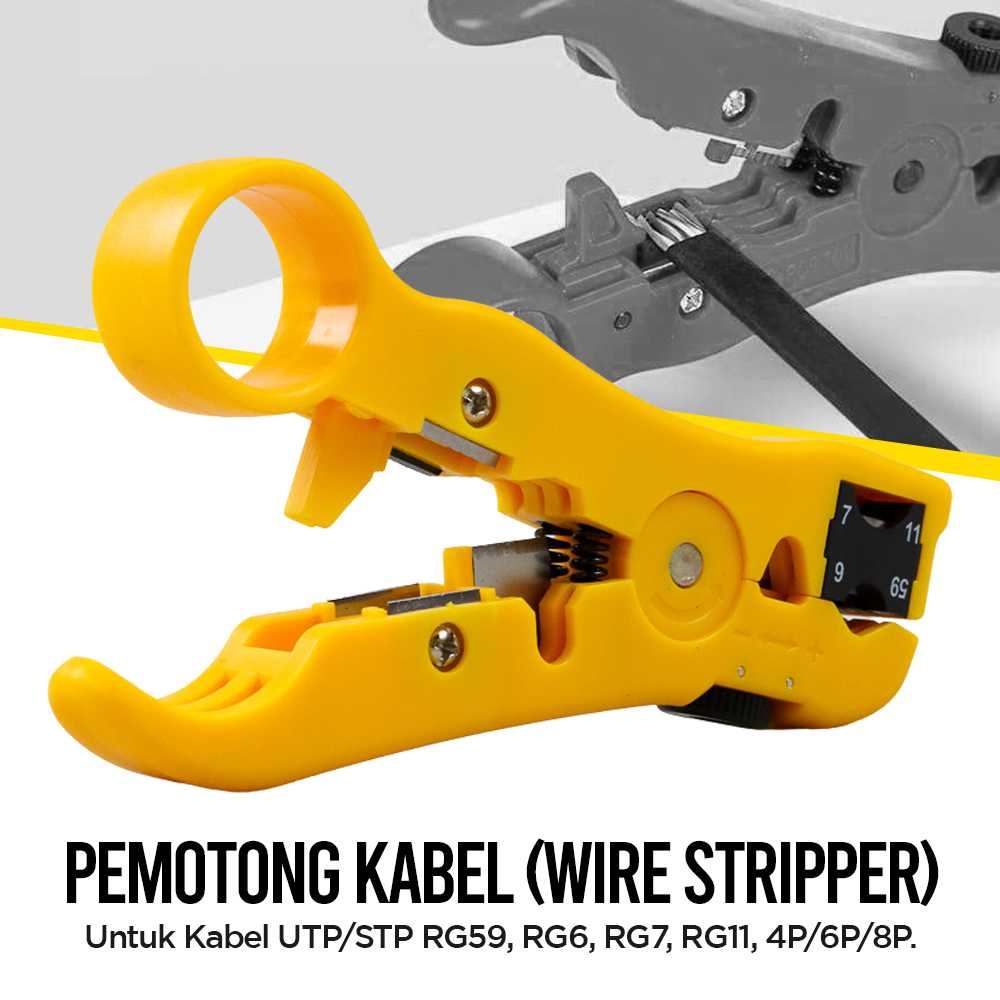 Jual Newacalox Stripping Tool Kabel UTP STP Coaxial LAN Cable
