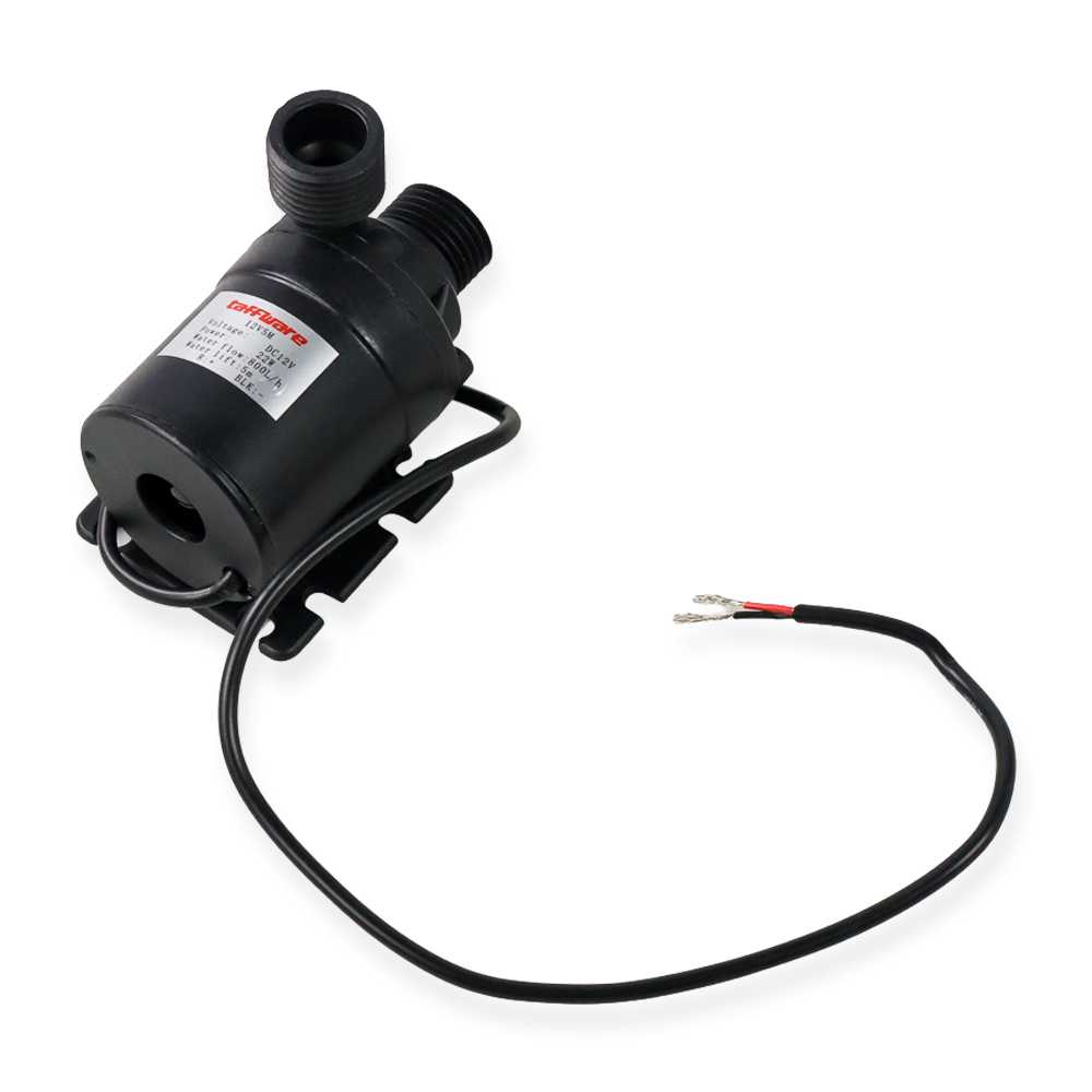 Taffware Pompa Air Aquarium Ikan Submersible Pump 12V 22W - 12V5M - Gambar 2